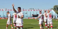 NERI BANDIERA el goleador de Barracas en la Copa de la Liga.