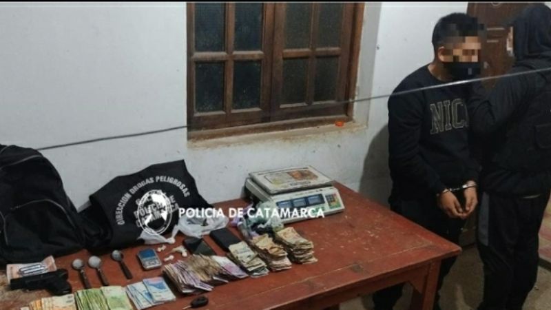 Desbarataron kiosco de Droga