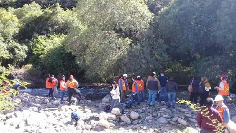 Minería realizó una fiscalización participativa en el río Andalgalá
