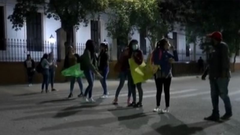 Nueva manifestación de alumnos del IES José Cubas