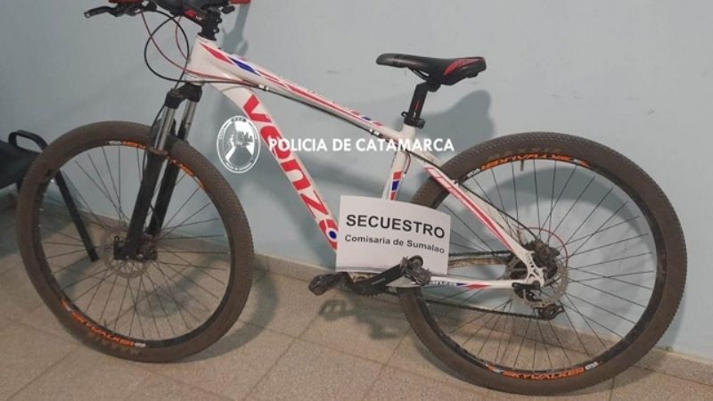 Andaba en una bicicleta robada