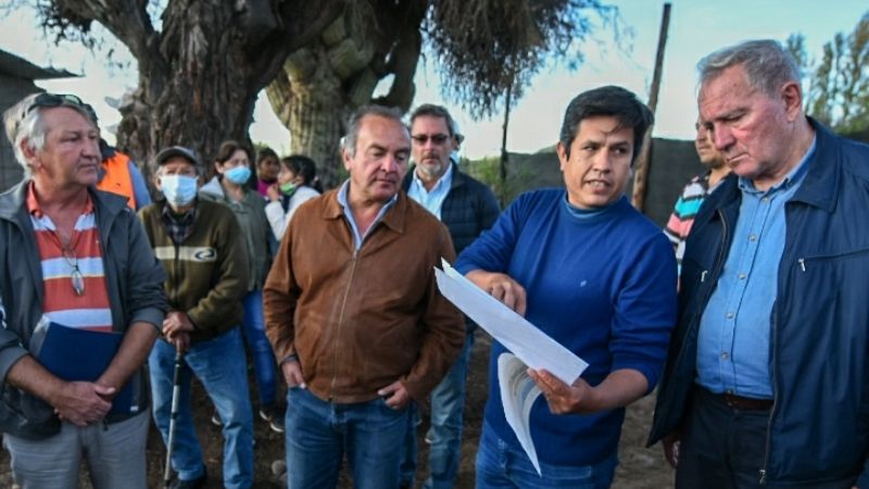 Recorrieron obras de agua potable en Santa María