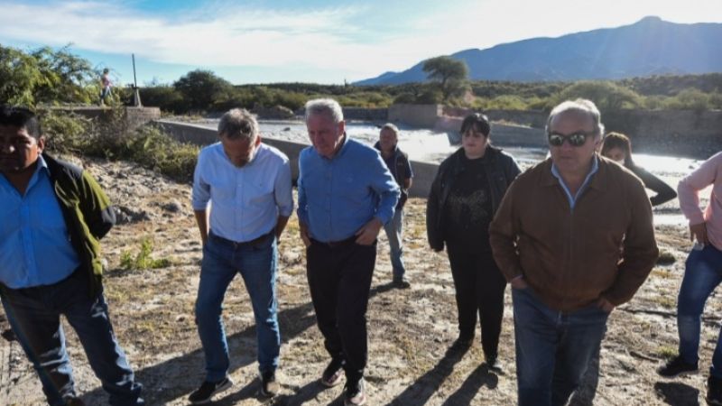 Recorrieron obras de agua potable en Santa María
