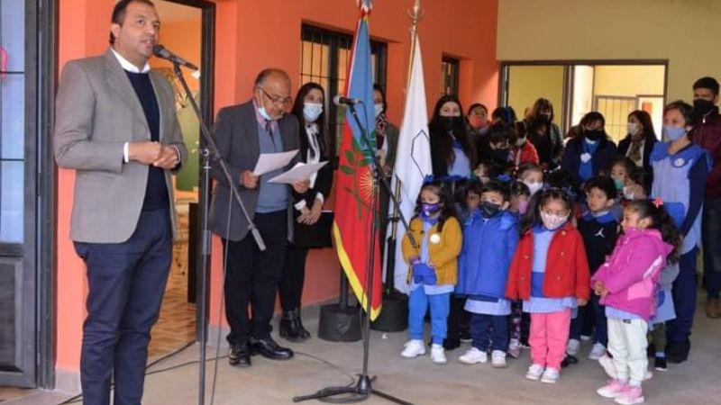 Se inauguró el jardín en Chañar Punco