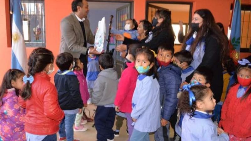 Se inauguró el jardín en Chañar Punco