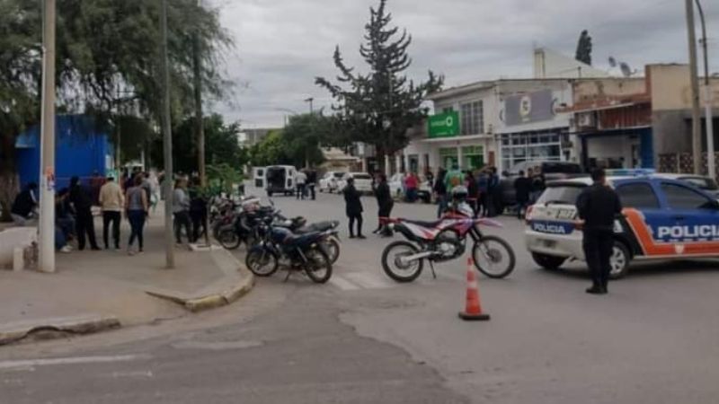 Manifestación de trabajadores municipales de Recreo