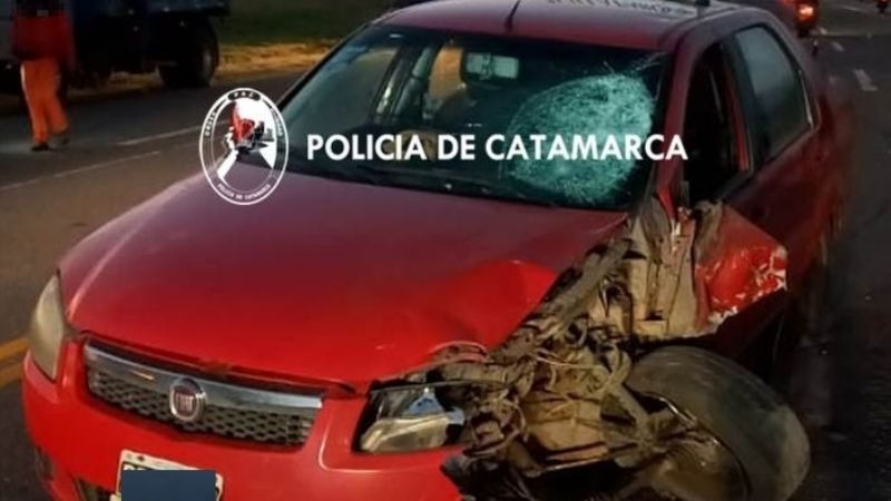 Grave accidente frente a la fábrica Alpargatas