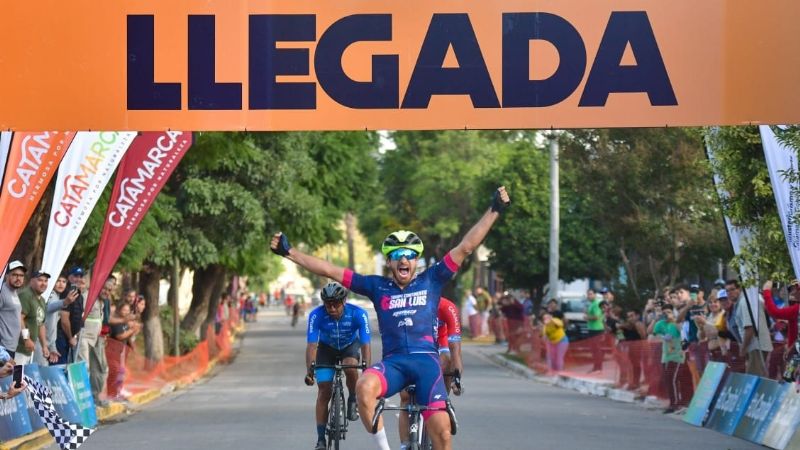 Lucas Gaday ganó en la 2da. etapa de la “Vuelta al Valle”