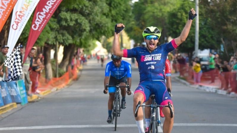 Lucas Gaday ganó en la 2da. etapa de la “Vuelta al Valle”