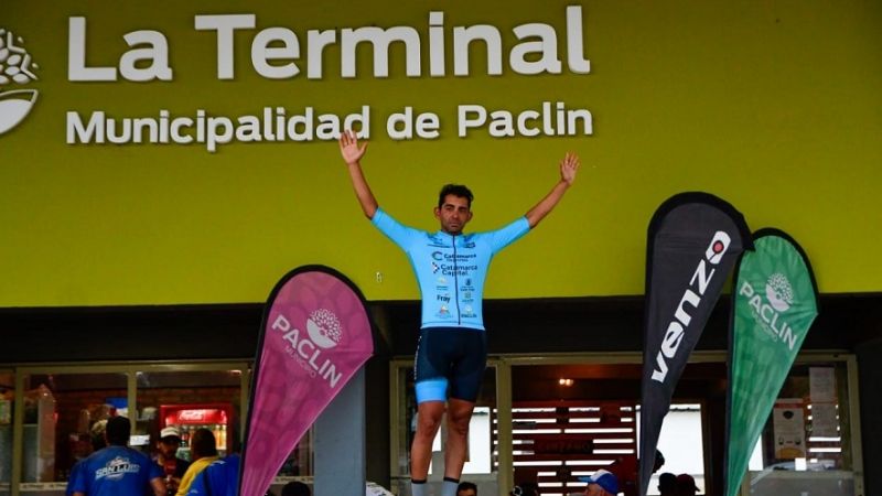 Lucas Gaday ganó en la 2da. etapa de la “Vuelta al Valle”