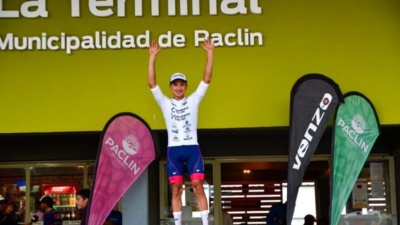Lucas Gaday ganó en la 2da. etapa de la “Vuelta al Valle”