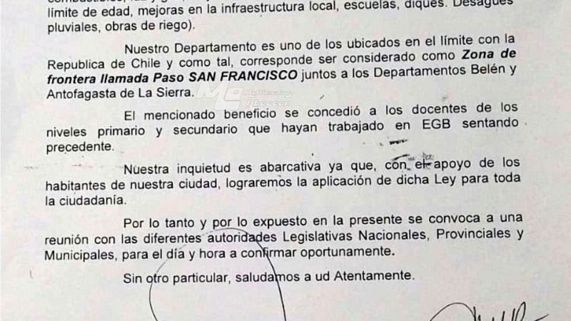 El Oeste pidió que se apliquen las leyes de fronteras