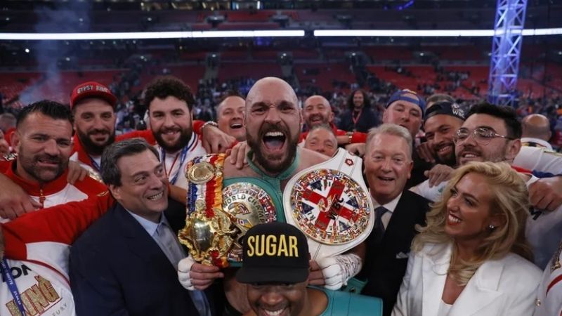 Tyson Fury noqueó a Dillian Whyte en el 6to. round
