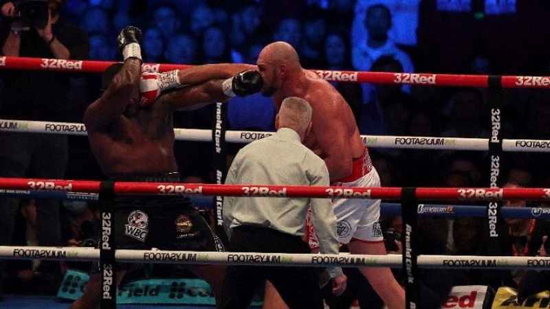 Tyson Fury noqueó a Dillian Whyte en el 6to. round