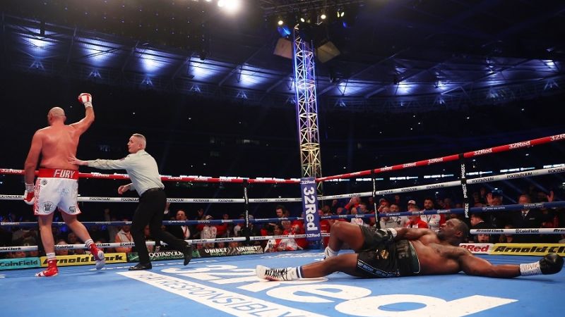 Tyson Fury noqueó a Dillian Whyte en el 6to. round