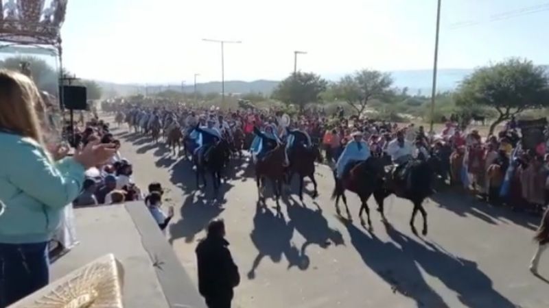 Jinetes en el Parque Adán Quiroga
