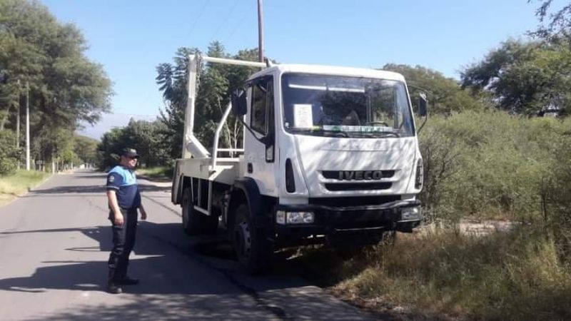 Encontraron el camión robado en la Capital