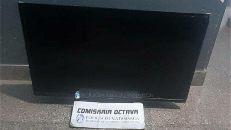 Aprehenden a un hombre que había robado un televisor led
