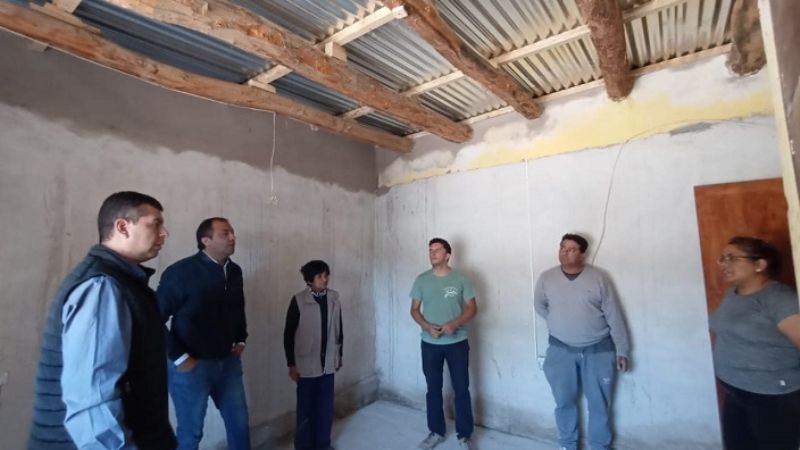 Viviendas dañadas por las lluvias fueron reparadas