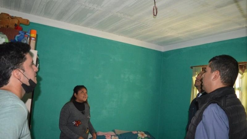 Viviendas dañadas por las lluvias fueron reparadas