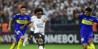 WILLIAN, por momentos, fue incontrolable para los defensores de Boca.
