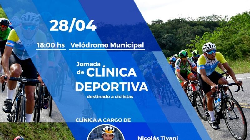 Nico Tivani y Laureano Rosas dictarán una clínica de ciclismo
