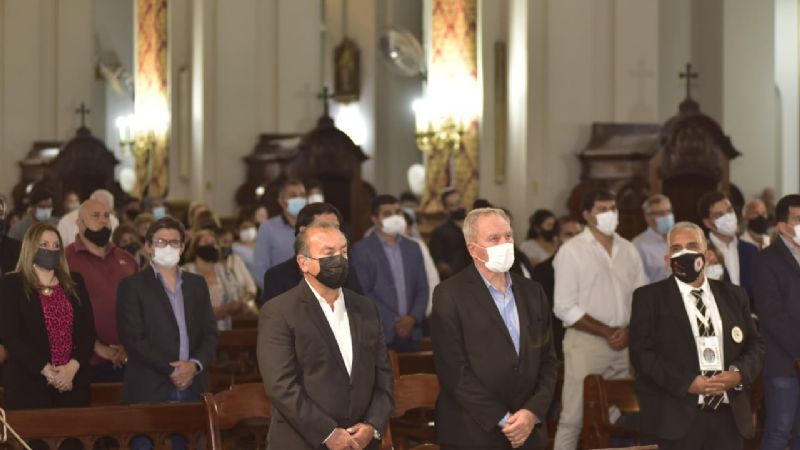 El vicegobernador Dusso encabezó la Misa del Ejecutivo en honor a la Virgen del Valle