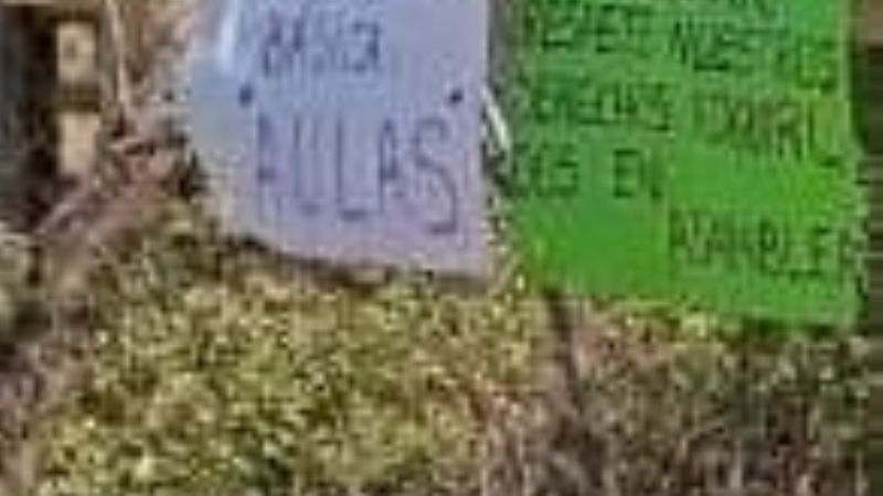 Padres y alumnos toman la escuela rural de Villa Vil