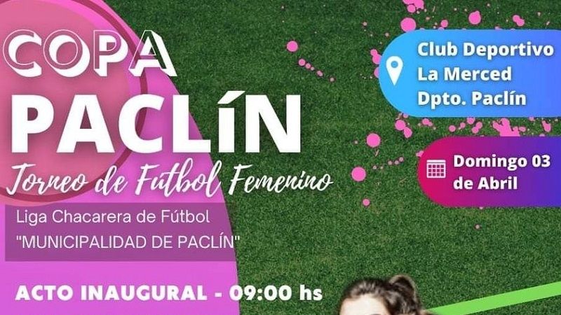 Lanzamiento del Fútbol Femenino chacarero en Paclín