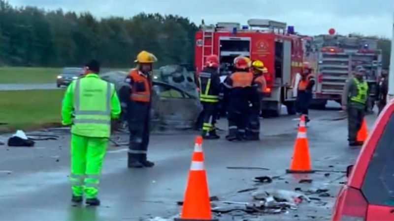 Tragedia en la Ruta 9: murieron tres personas a la altura de Baradero
