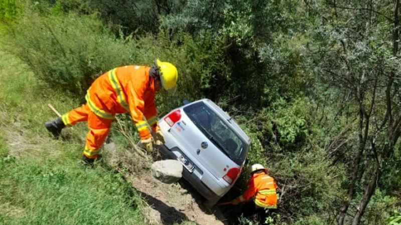 Se desbarrancó en La Cébila