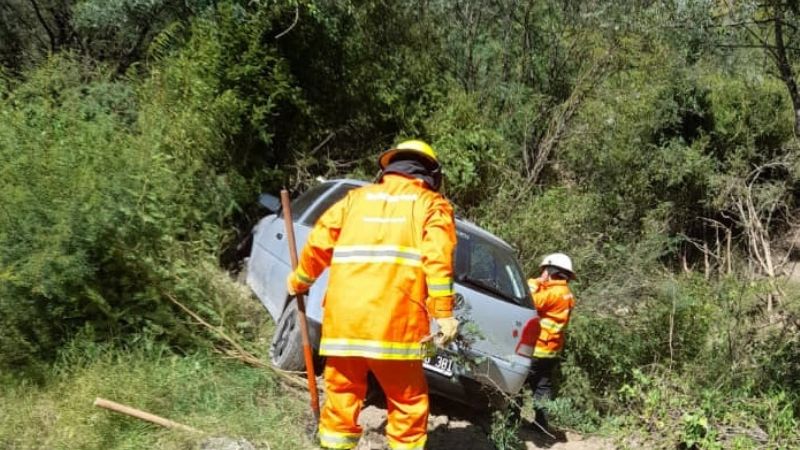 Se desbarrancó en La Cébila