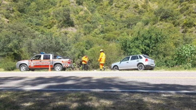 Se desbarrancó en La Cébila