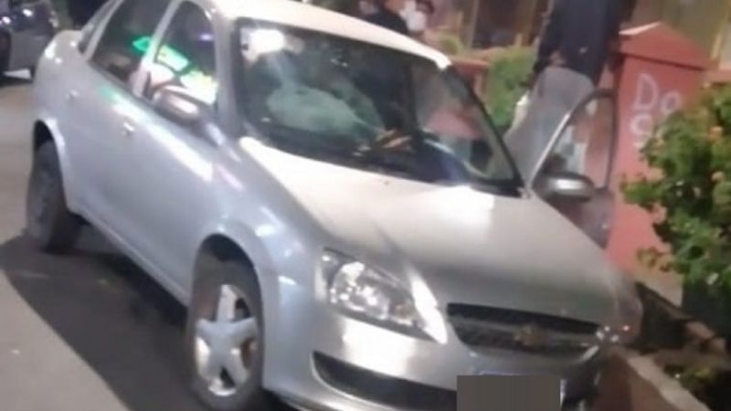 Chocó contra un cantero