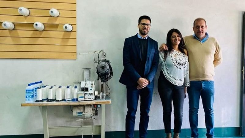 Inauguran el salón "Artextil" de la Federación de Cooperativas "Alberto Rosa"