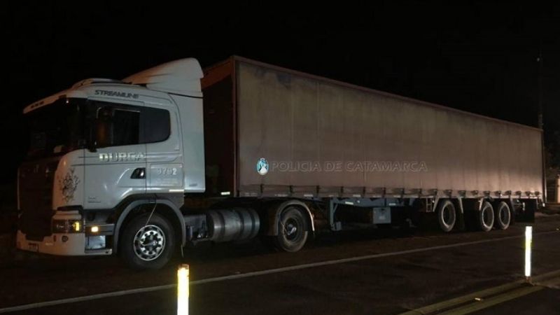 Secuestran un camión por alcoholemia positiva del conductor