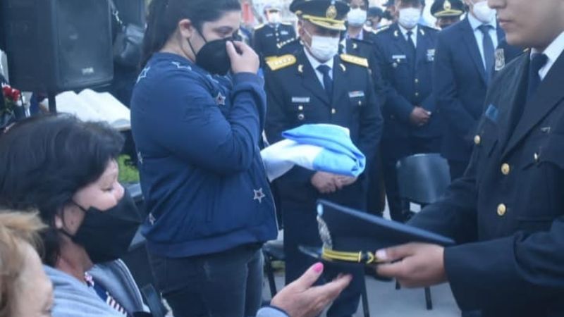 Dieron el último adiós al policía Chavez