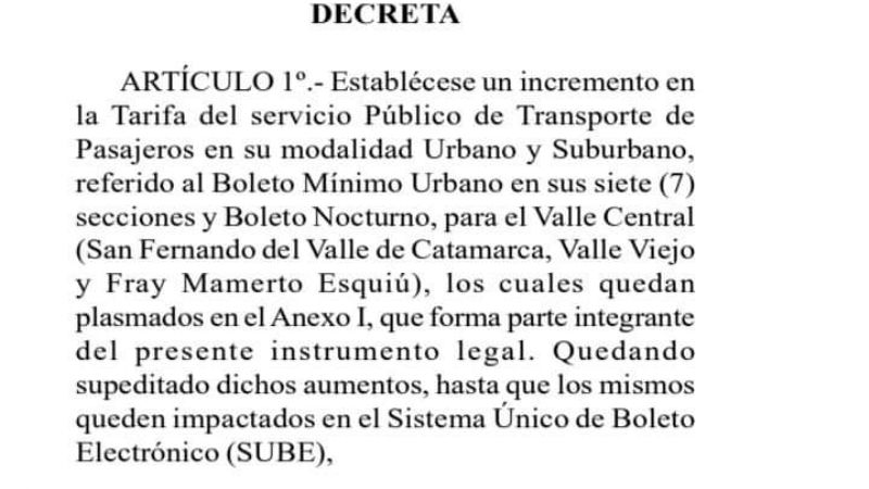 Es oficial el precio del boleto mínimo de pasajeros a $35