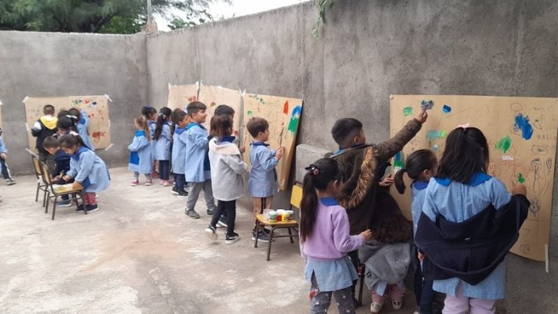 Los jardines de infantes homenajearon a veteranos y caídos en Malvinas