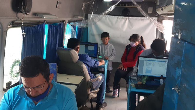 El norte grande Belén recibió al móvil de documentación del Registro Civil