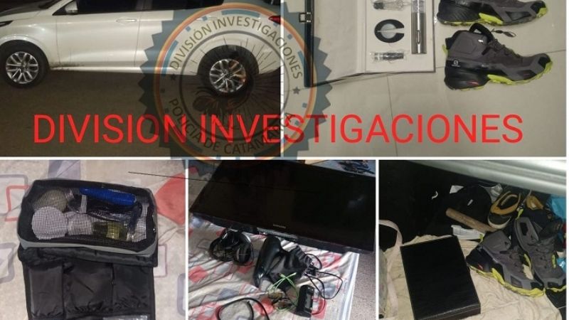 Tras un registro domiciliario, recuperan elementos sustraídos