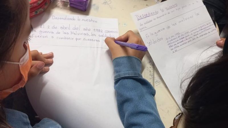 Encuentro “Malvinas Nos Une” en la Escuela Agroganadera de La Merced
