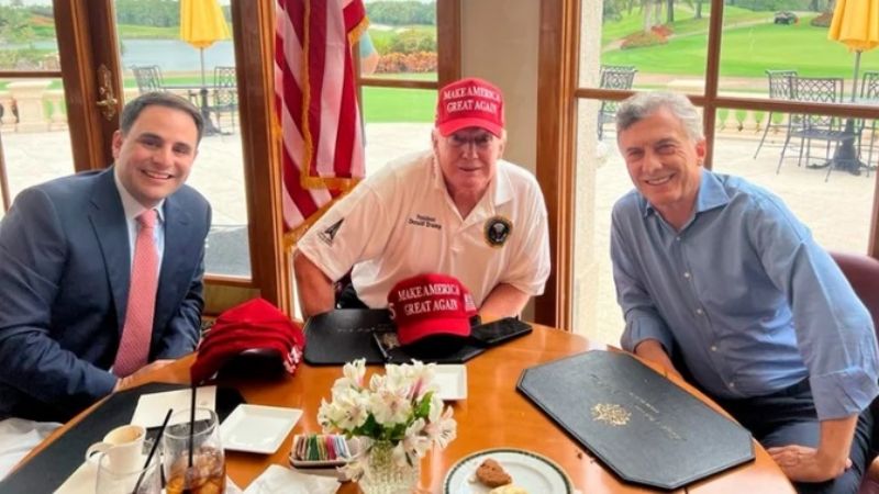 Trump y Macri se reunieron en Miami