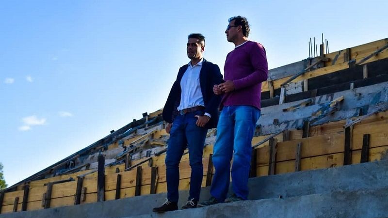 El Club Américo Tesorieri avanza con obras