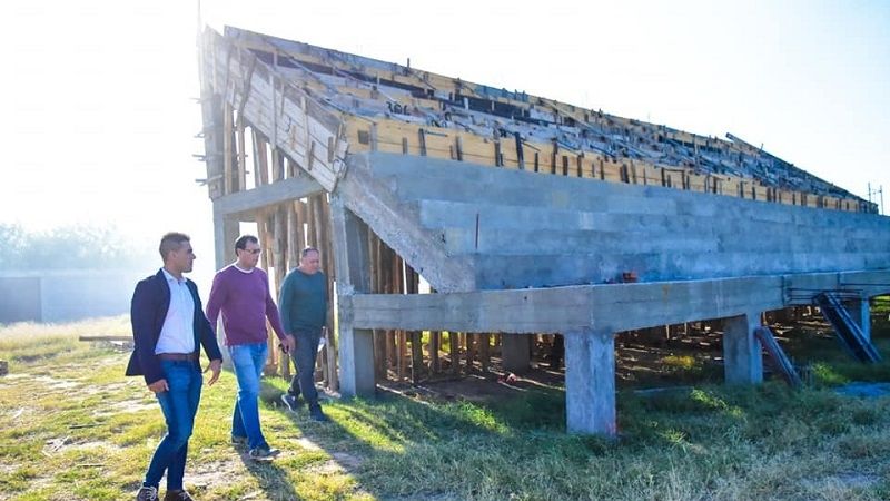 El Club Américo Tesorieri avanza con obras