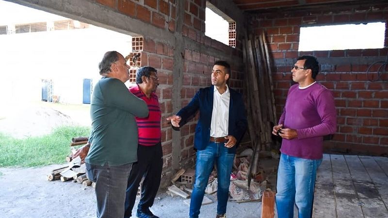 El Club Américo Tesorieri avanza con obras