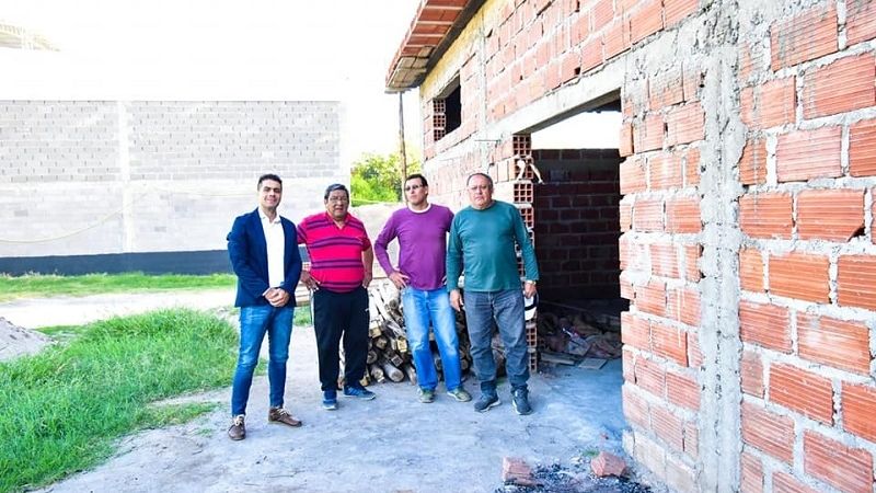 El Club Américo Tesorieri avanza con obras