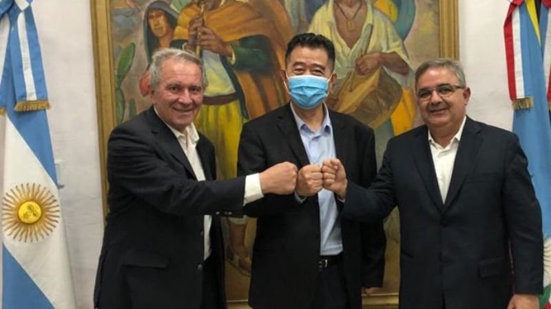 Jalil se reunió con autoridades de PowerChina