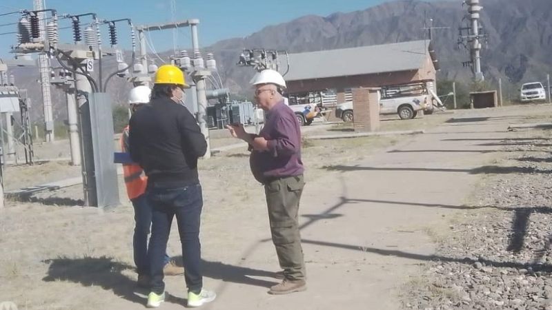 Obra de ampliación de la ET de Ampajango