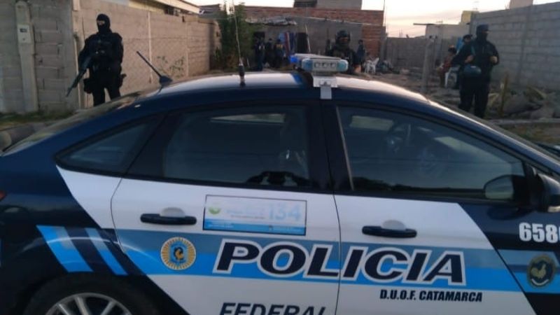 Operativo antidroga en el Sur de la Capital